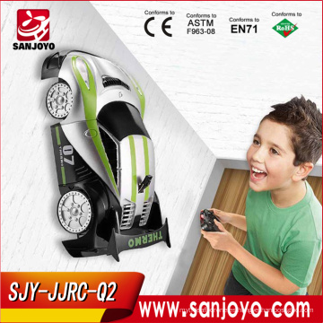 JJRC Q2 4CH 2.4 GHz Cool LED luz pared escalada RC modelo coche con transmisor y batería RTR control remoto Kid Toys regalo